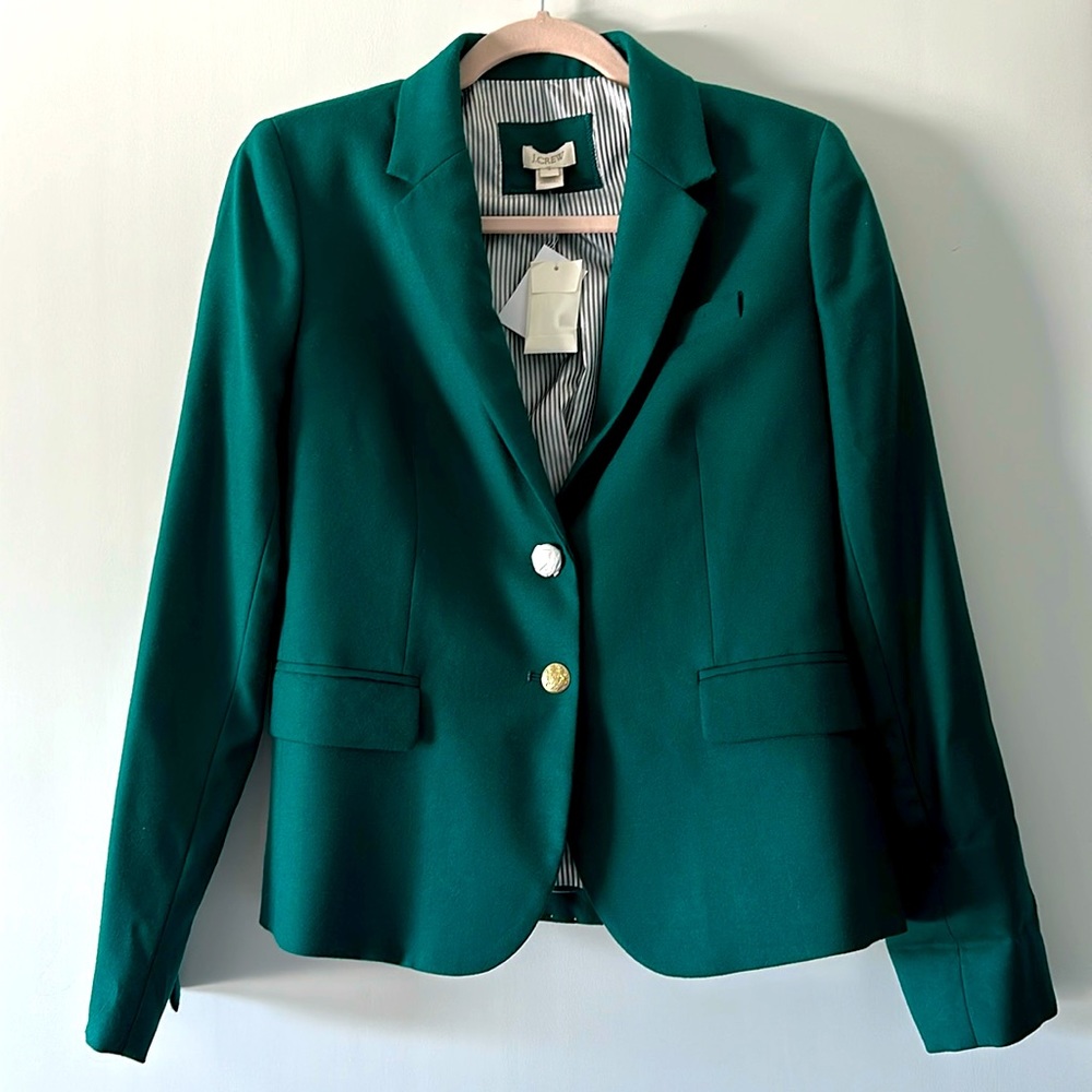 J Crew Green Blazer - NWT